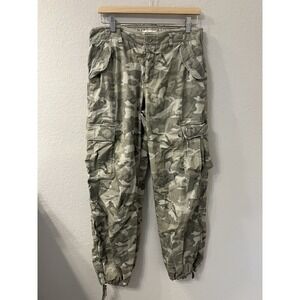 Abercrombie & Fitch Pants Women's 29 L Camo Cargo Paratrooper Vintage Y2K
